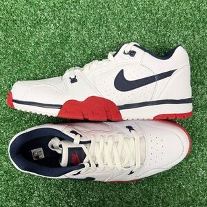 Nike Cross Trainer Low Size 10, New with Box. White/Obsidian-Gym Red. CQ9182-101